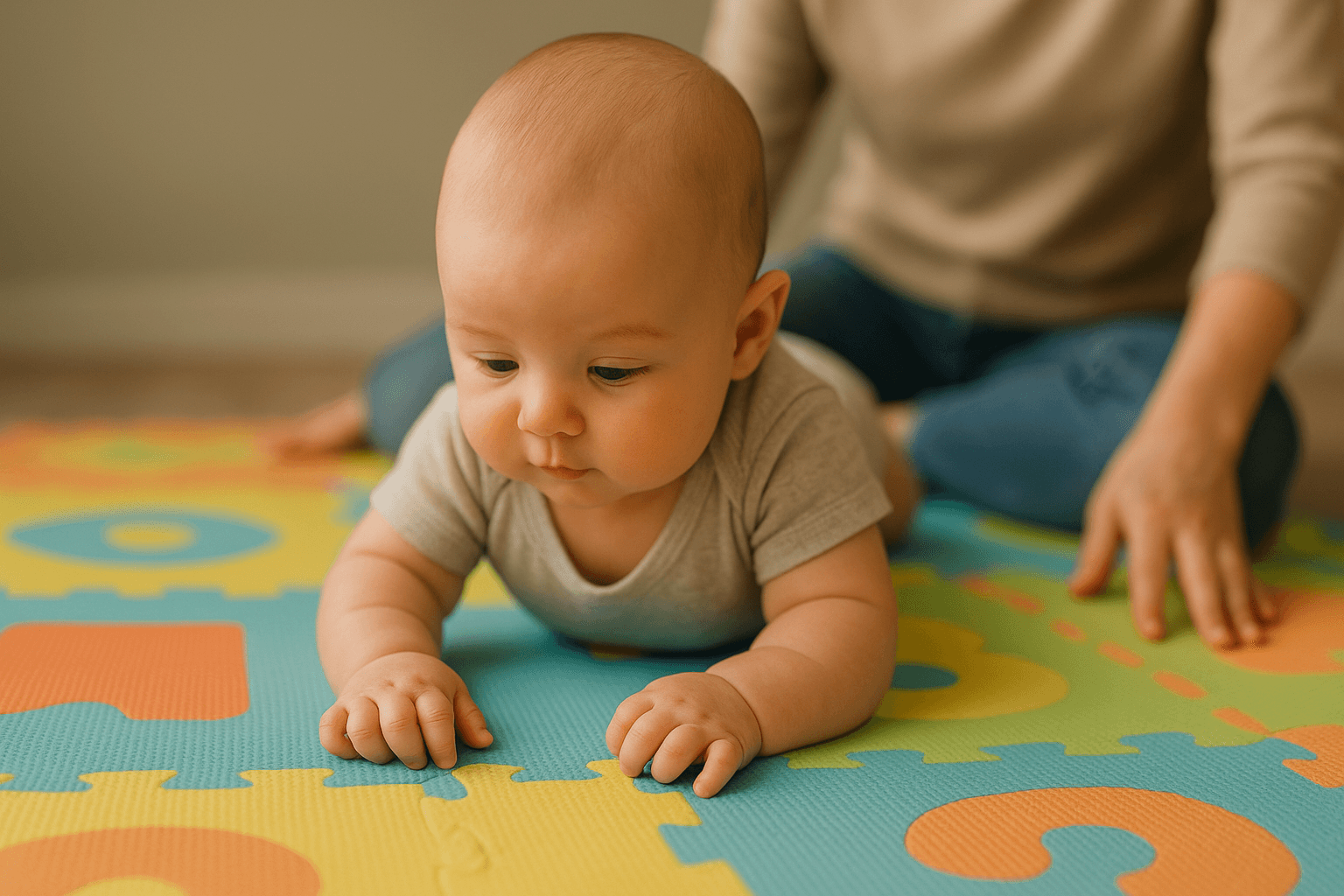 Como escolher o melhor tapete de atividades para cada fase de 0 a 12 meses